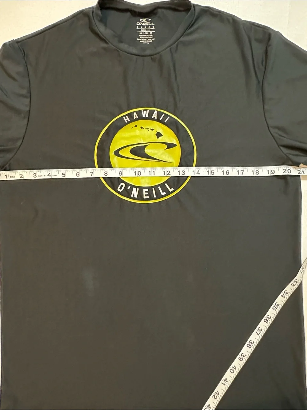O’Neill Hawaii UPF 50+ HyperDry Rash Guard Large